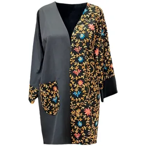 مانتو زنانه مدل قلاب دوزی کد MANGHO2