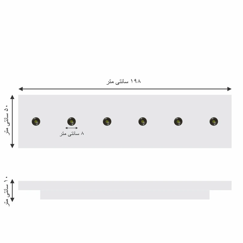 عکس شماره 2 : کناف پیش ساخته سقف مدل آرک طرح مستطیل راهرو