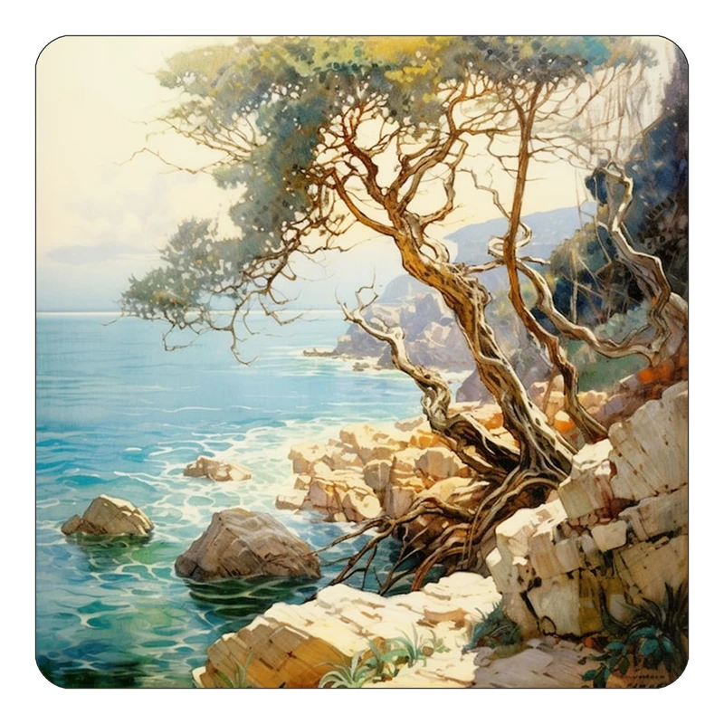 مگنت کاکتی طرح نقاشی رنگ روغن مدل mp72537