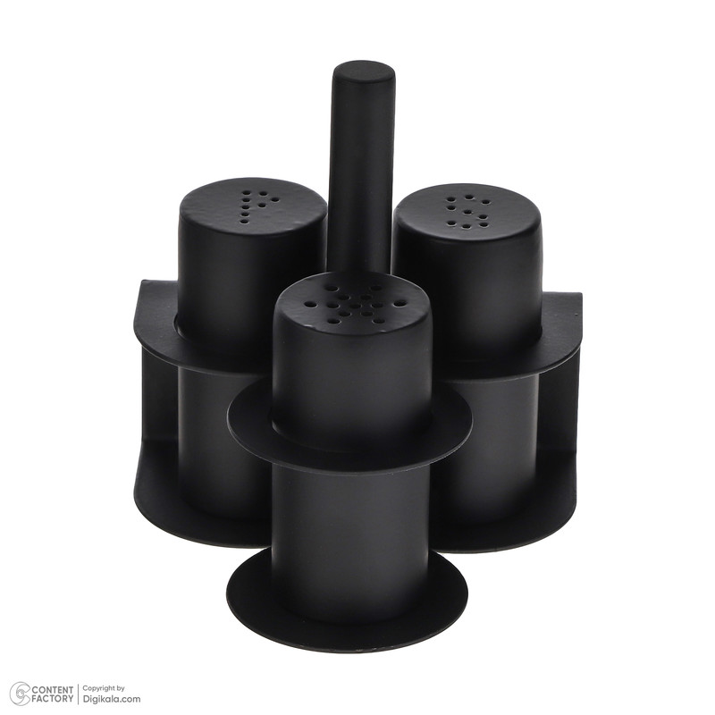 نمک پاش و فلفل پاش مدل Ps مجموعه 3 عددی به همراه استند