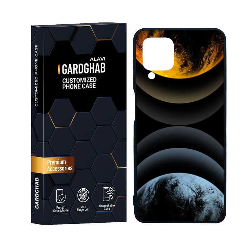 کاور گارد قاب علوی مدل دور ژله ای هنری مناسب برای گوشی موبایل سامسونگ Galaxy M32 4G