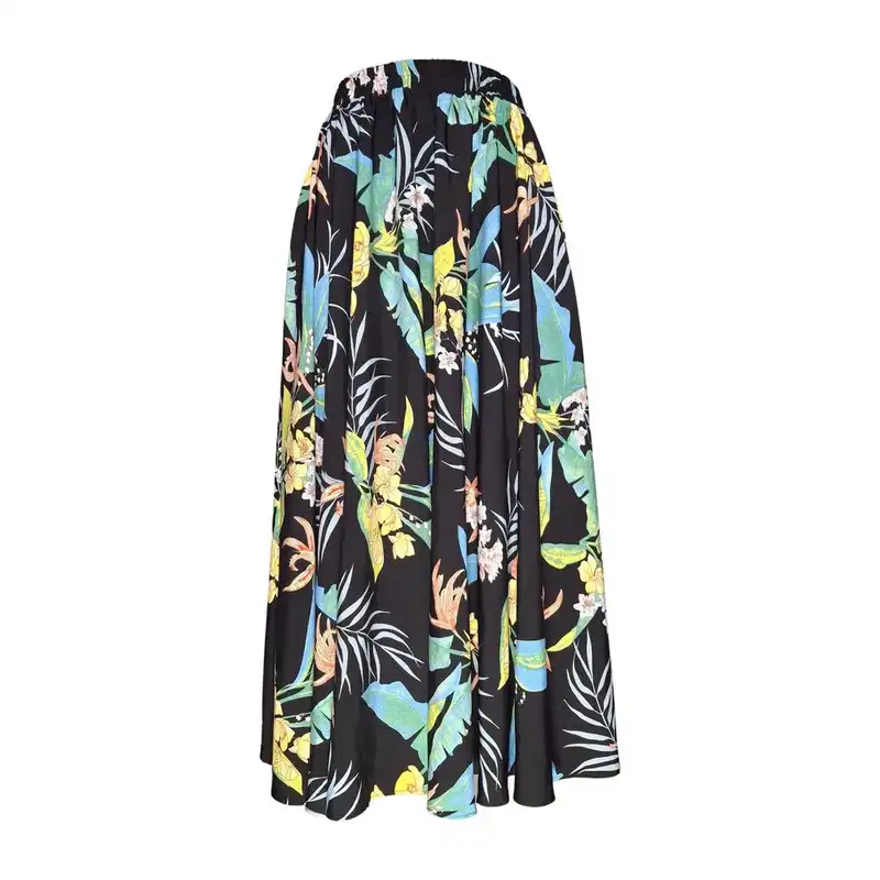 دامن کلوش زنانه مدل الیزه رنگ مشکی