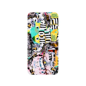 MAHOOT Collage of Teared Paper Cover Sticker for Nokia C1