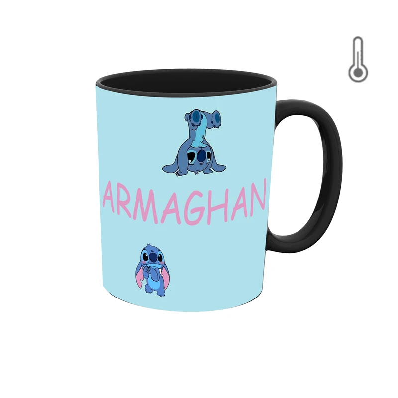 ماگ حرارتی طرح اسم ارمغان مدل استیچ