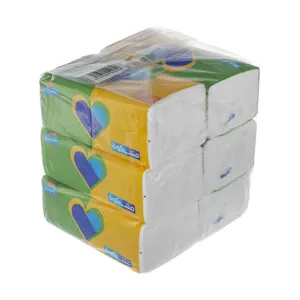 دستمال کاغذي 250 برگ مشکات مدل قلب بسته 6 عددی