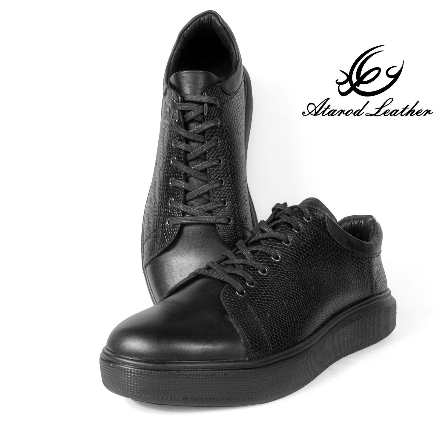 کفش روزمره مردانه چرم عطارد مدل چرم طبیعی کد SH93 -  - 5
