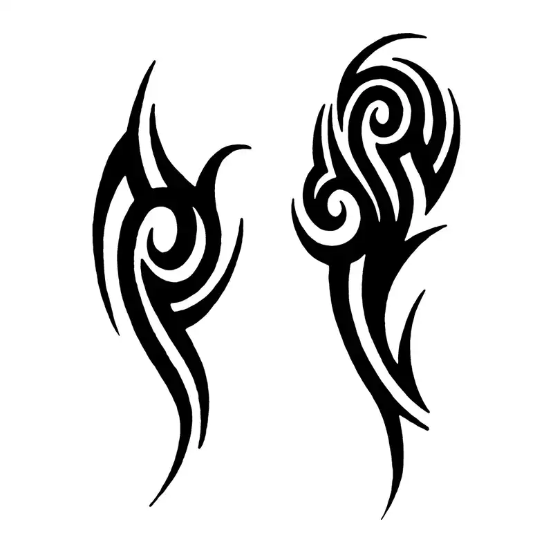 شابلون باتیس آرت طرح تاتو کد 449