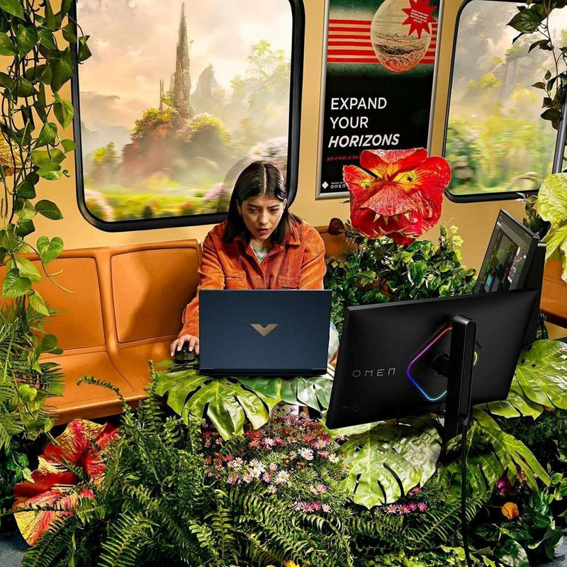 لپ تاپ 16.1 اینچی اچ‌ پی مدل Victus 16 Gaming Laptop R1021-i7 14700HX-32GB DDR5-512GB SSD-RTX4070-FHD - کاستوم شده