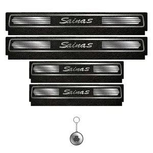 برچسب پارکابی خودرو لندمون کد LM234 MS مناسب برای ساینا اس مجموعه 4 عددی به همراه جا کلیدی