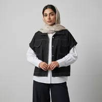 وست زنانه کتان مدل مهدیس0320vst