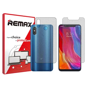 Remax HyMTT model matte screen protector suitable for Xiaomi Mi 8 mobile phone along with phone back protector