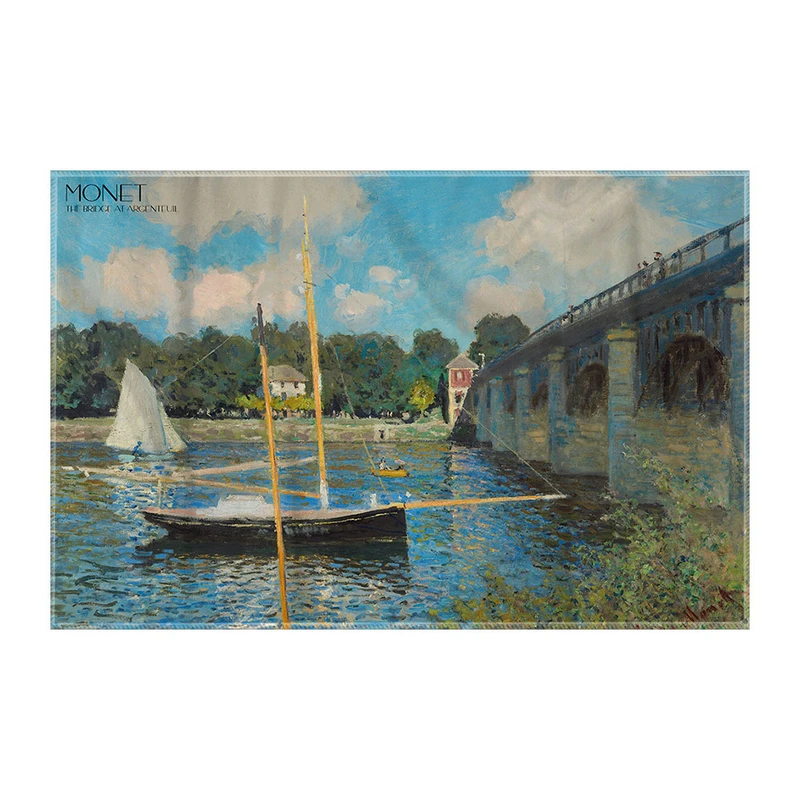 کاغذ کادو ترمه طراحان ایده مدل پلی در آژانتوی از مونه کد art0209 سایز 57x37 سانتی متر