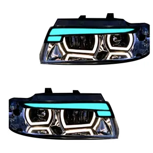 چراغ جلو خودرو گروه پژوهش صنعت مدرن مدل Demon-Ice-W مناسب برای سمند بسته دو عددی