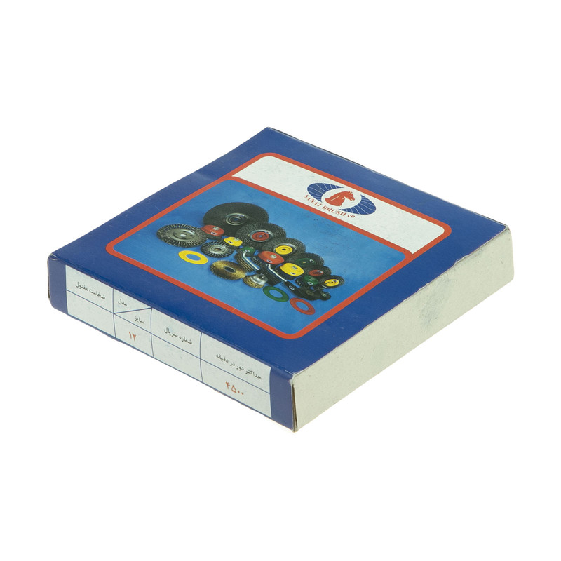 فرچه سیمی تخت صنعت برس مدل 120mm