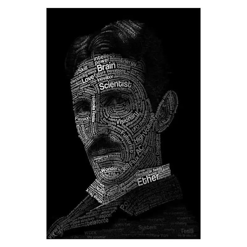 کارت پستال رادکس طرح نیکولا تسلا مدل NE108