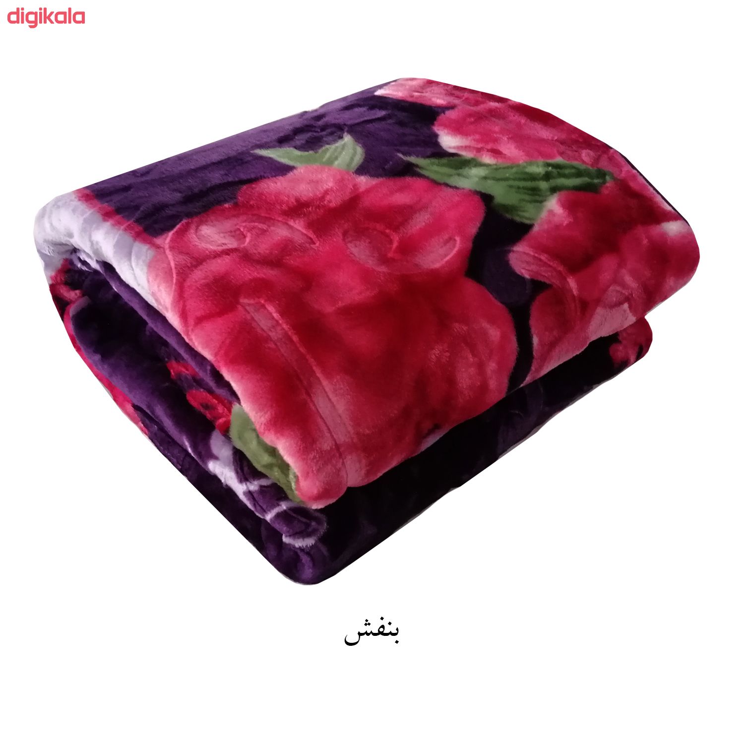 پتو نرمینه بافت مدل نگین کد N-4013 سایز 235×215 سانتی متر main 1 2