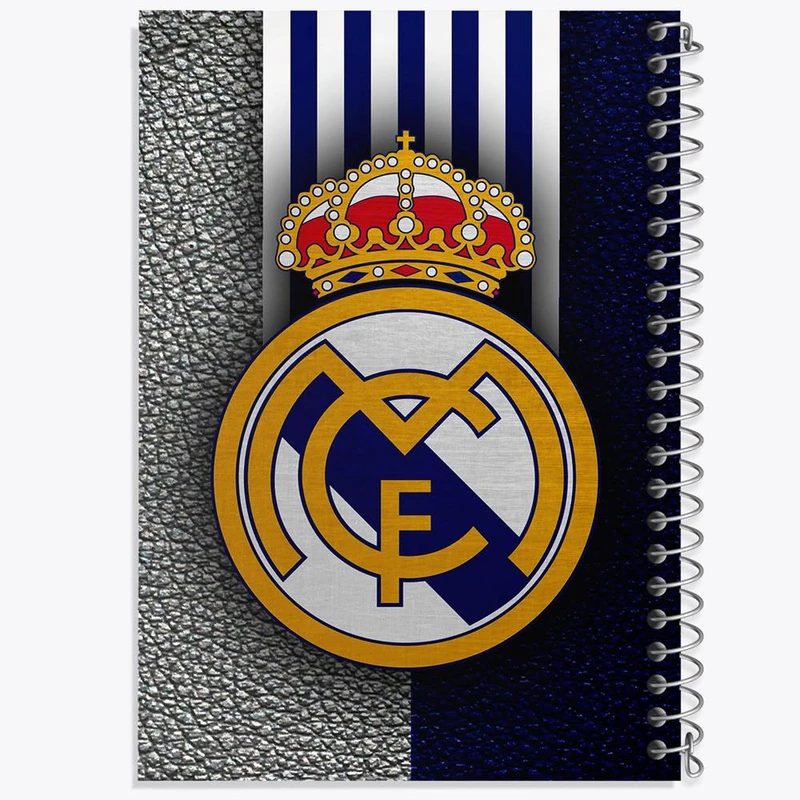 دفتر ژورنال نویسی 50 برگ خندالو مدل نقطه ای طرح باشگاه رئال مادرید کد 26378