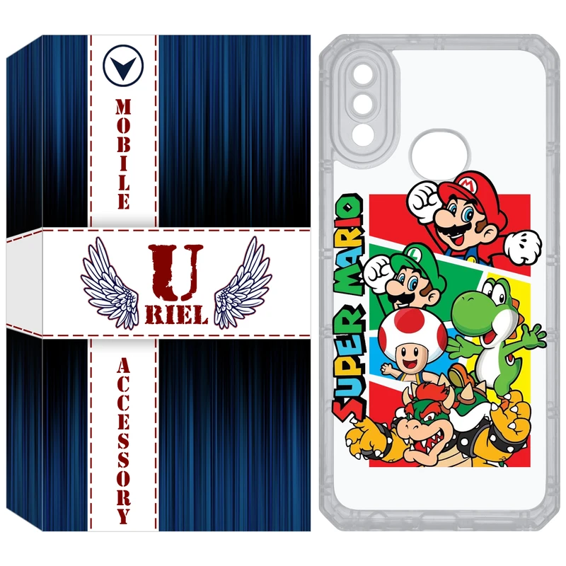 کاور یوریل مدل Clear کد 76 طرح ماریو مناسب برای گوشی موبایل سامسونگ Galaxy A10S / M10S