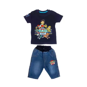 ست تی شرت و شلوارک پسرانه مدل سگهای نگهبان کد 0319