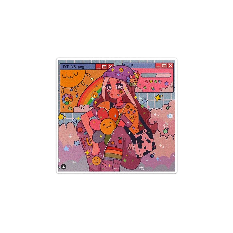    استیکر لپ تاپ ماسا دیزاین طرح ANIME مدل STKA0093