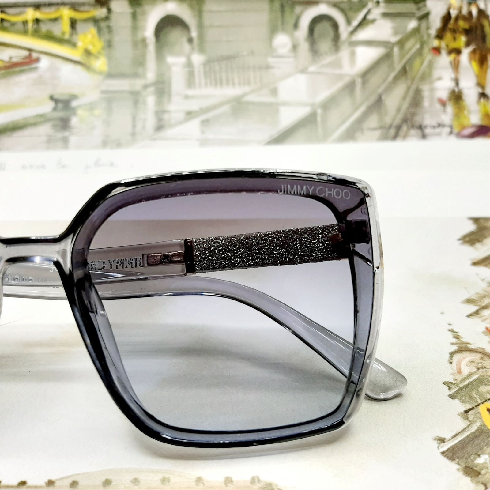 عینک آفتابی زنانه جیمی چو مدل JC1001nmd -  - 6