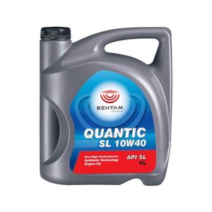 روغن موتور خودرو بهتام روانکاو مدل Quantic Sl-10W40 حجم 4 لیتر