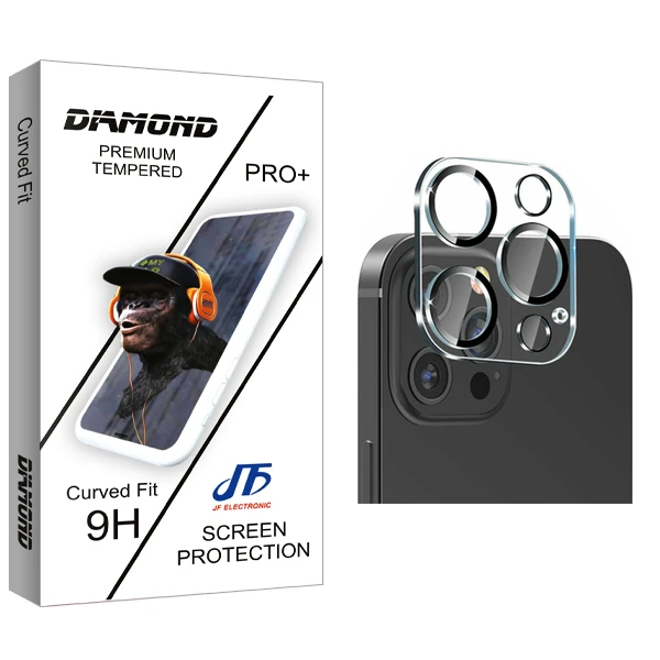 محافظ لنز دوربین جی اف مدل Diamond Glass FLL مناسب برای گوشی موبایل اپل iPhone 13 ProMax