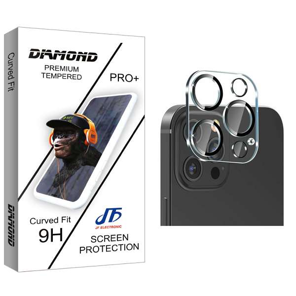 محافظ لنز دوربین جی اف مدل Diamond Glass FLL مناسب برای گوشی موبایل اپل iPhone 13 pro