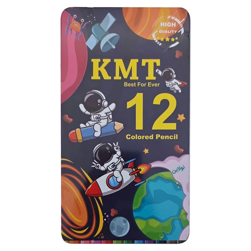 مداد رنگی 12 رنگ کی ام مدل 12 
