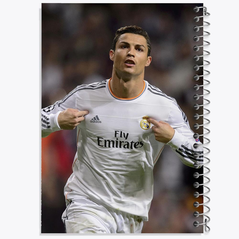 دفتر مشق 50 برگ خندالو مدل کریستین رونالدو کد 1967