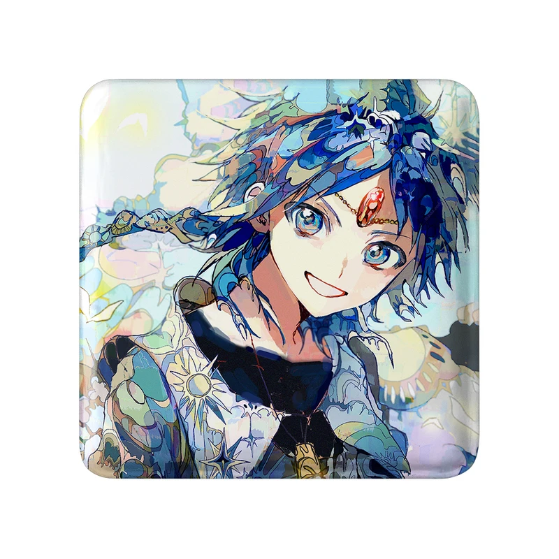 مگنت خندالو طرح علائدین انیمه ماگی هزارتوی سحر و جادو مدل مربعی کد 36073