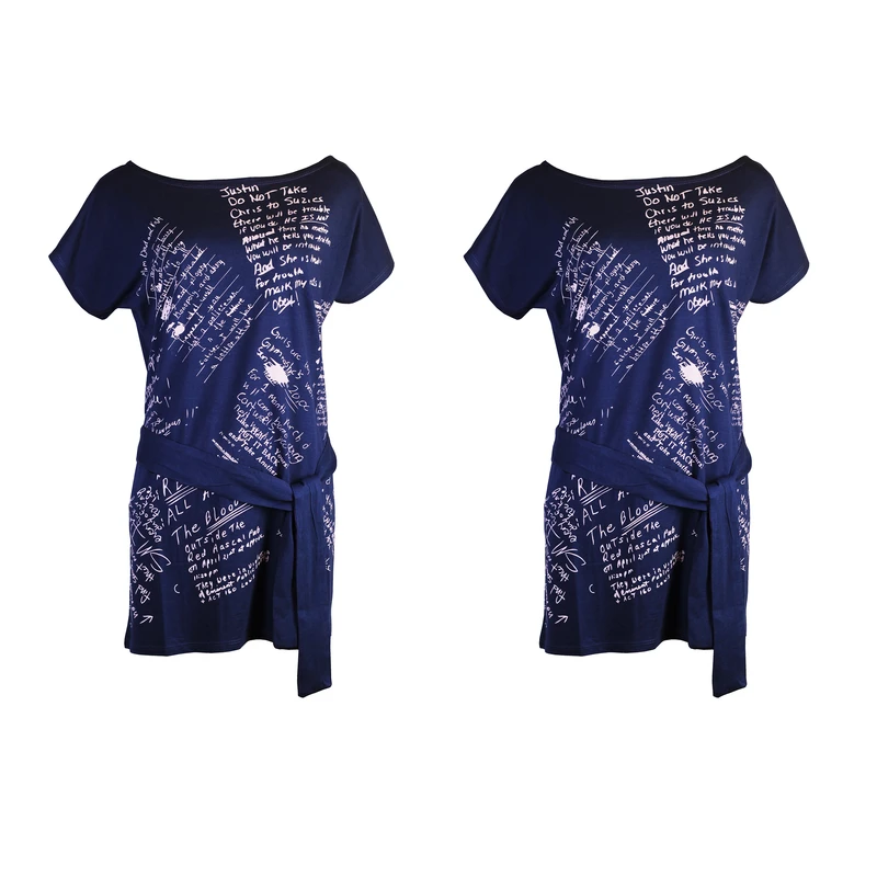 تونیک آستین کوتاه زنانه مدل NM006 مجموعه دو عددی