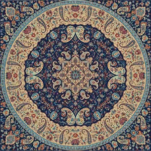رومیزی ترمه نگین خاتم یزد طرح شاهپسند کد ِSRM