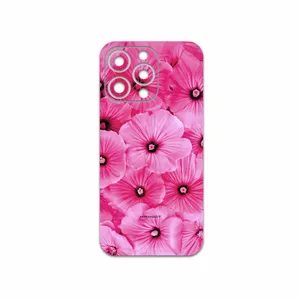 MAHOOT Pink-Flower Cover Sticker for Apple iphone 13 Pro
