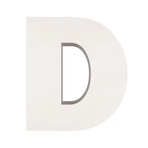 ماکت دکوری طرح حروف برجسته کد D-MEDIUM 