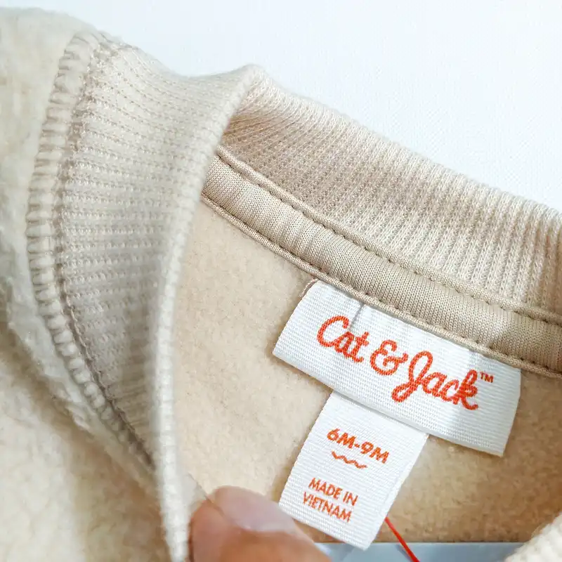 سویشرت نوزادی کت اند جک مدل SEP-FURRY045