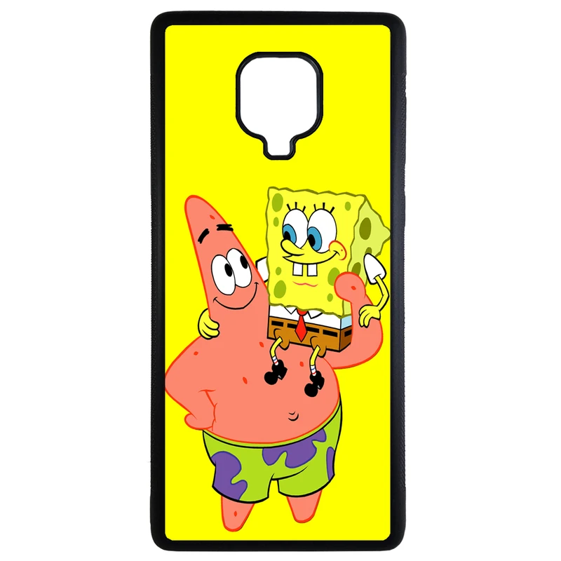 کاور طرح باب اسفنجی کد 1146 مناسب برای گوشی موبایل شیائومی redmi note 9 pro/9s