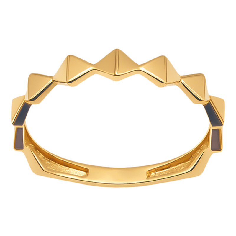 انگشتر طلا 18 عیار زنانه زرلاین مدل 2032 سایز 55