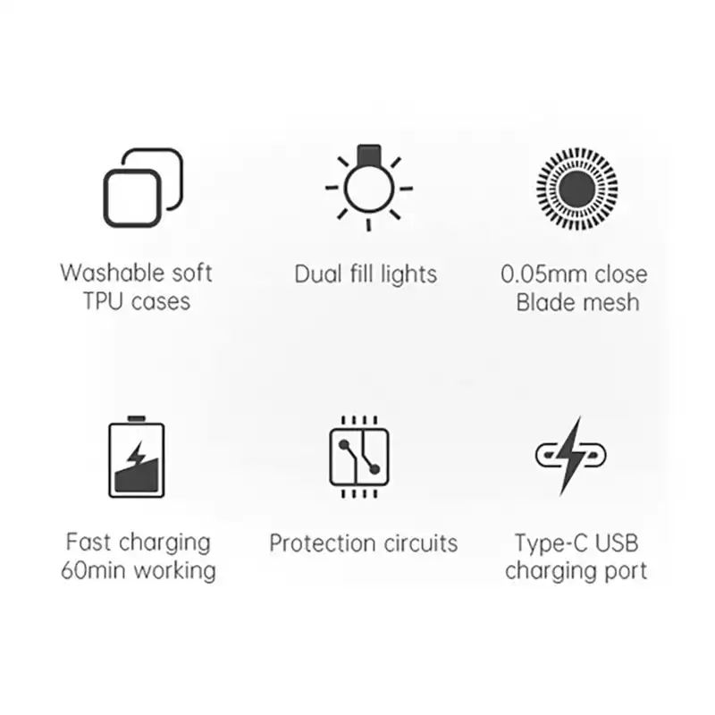 ماشین اصلاح موی صورت و بدن ناس مدل Smooth
