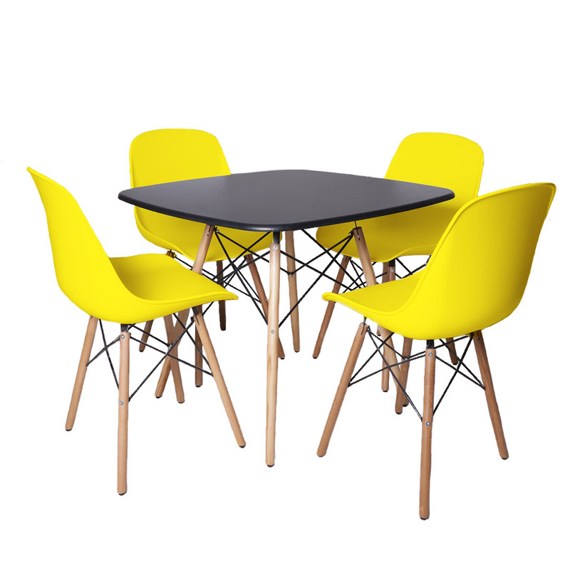 میز و صندلی ناهارخوری 4 نفره مدل مایا کد Fib01