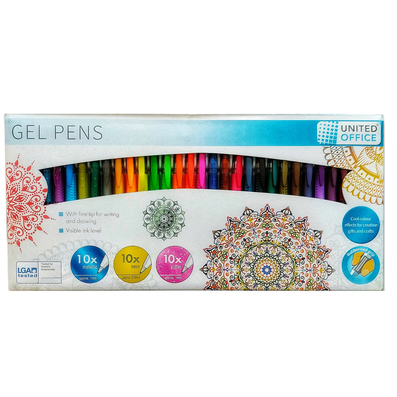 روان نویس یونایتد آفیس مدل 3set کد jpn بسته 30 عددی 