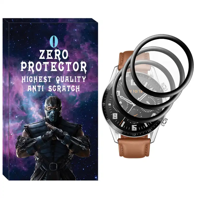 محافظ صفحه نمایش نانو زیرو مدل NZO مناسب برای ساعت هوشمند هوآوی Watch GT 2 46mm بسته سه عددی