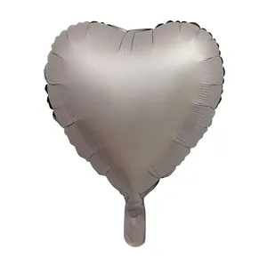 بادکنک فویلی طرح قلبی مدل chrome کد s001