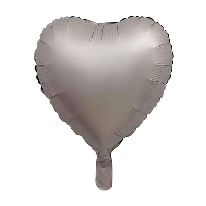 بادکنک فویلی طرح قلبی مدل chrome کد s001