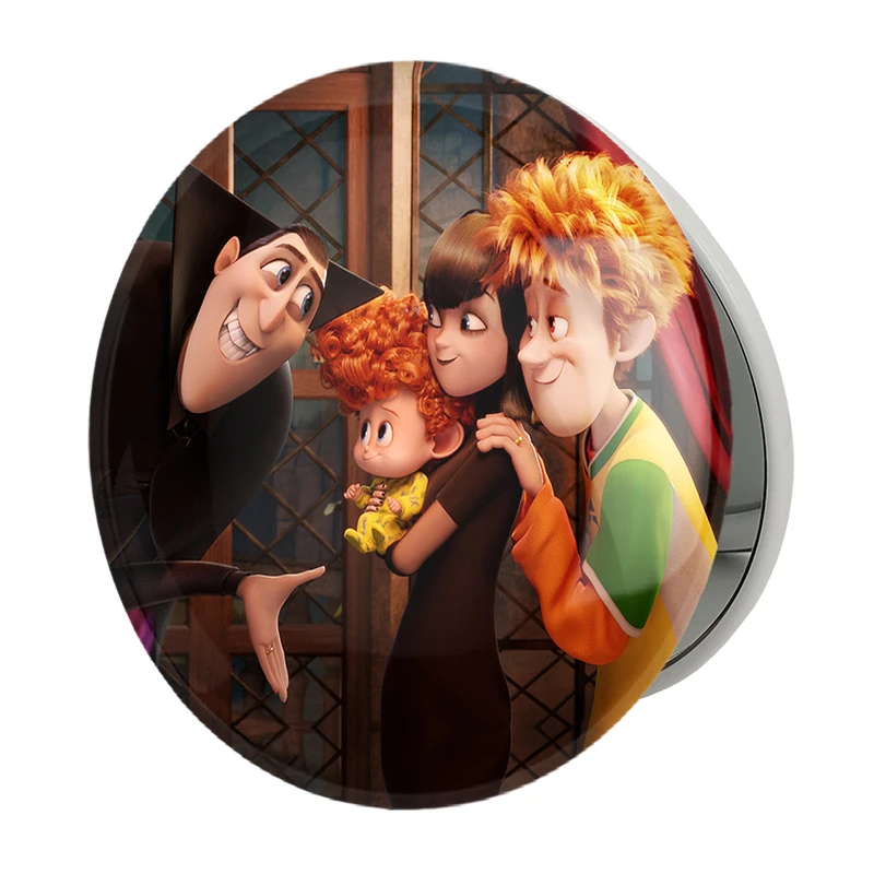 آینه جیبی خندالو طرح هتل ترانسیلوانیا Hotel Transylvania مدل تاشو کد 3741 