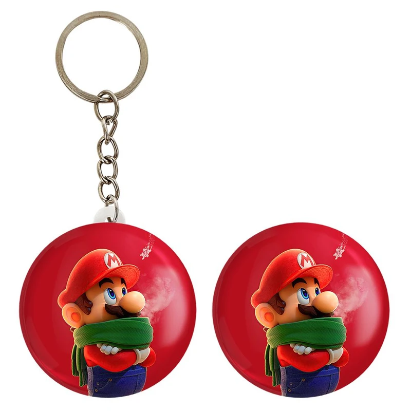 پیکسل خندالو مدل سوپر ماریو کد 29352 به همراه جاکلیدی