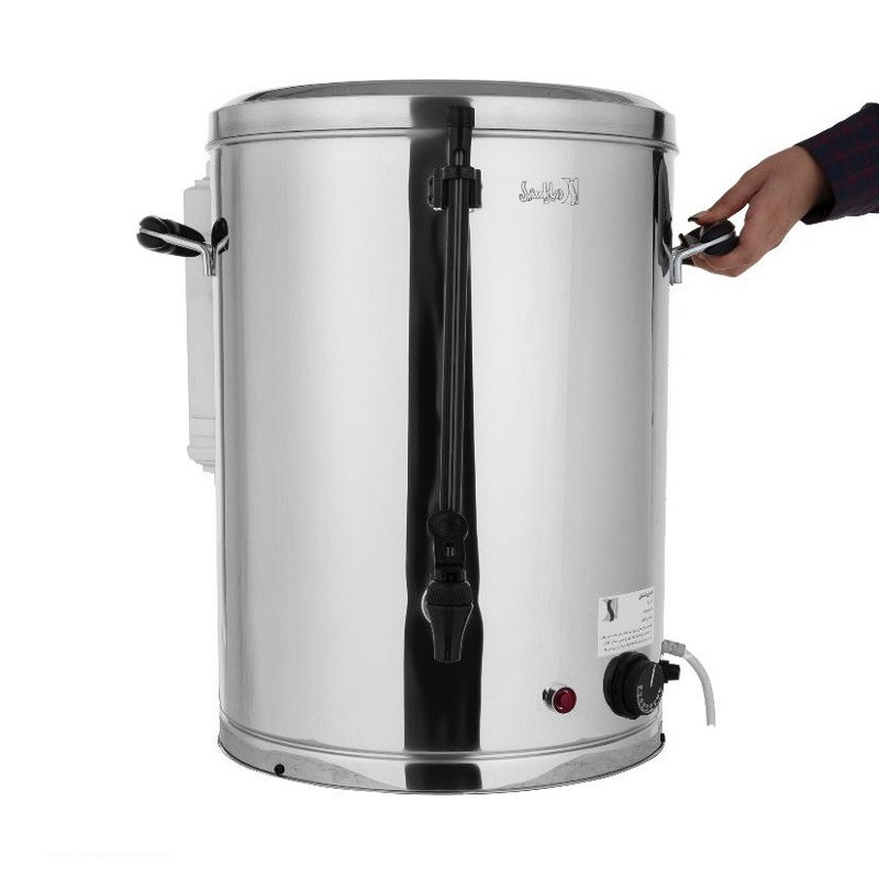 سماور برقی دنیای استیل نوری مدل ba30 full گنجایش 30 لیتر سماور برقی دنیای استیل نوری مدل ba30 full گنجایش 30 لیتر