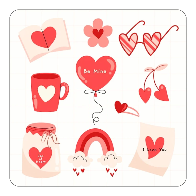 مگنت کاکتی طرح عاشقانه مدل mp38122