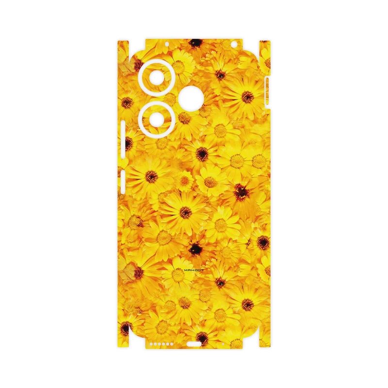 برچسب پوششی ماهوت مدل Yellow_Flower-FullSkin مناسب برای گوشی موبایل شیائومی Redmi 13