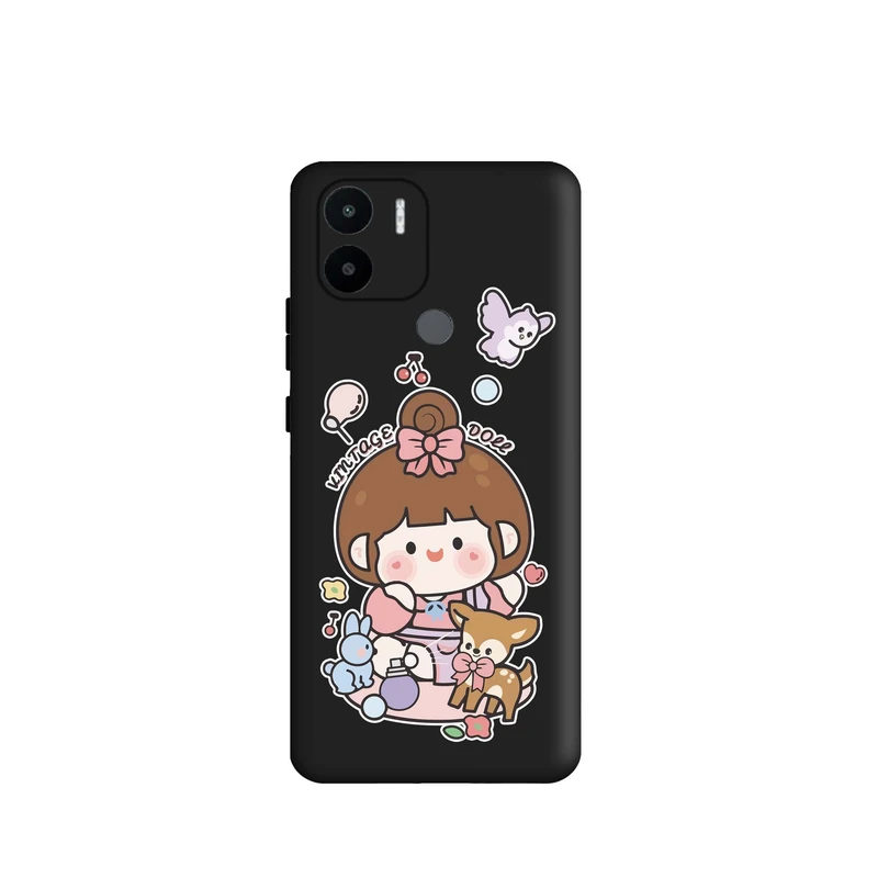 کاور قاب گارد طرح دختر فانتزی کد t6427 مناسب برای گوشی موبایل شیائومی Redmi A1 Plus / Redmi A2 Plus 